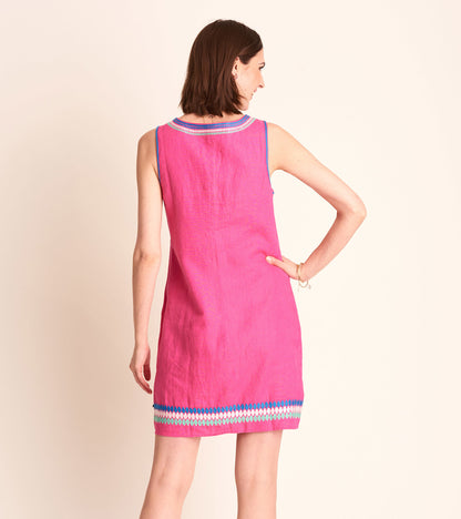 Portia Sheath Dress - Fuchsia