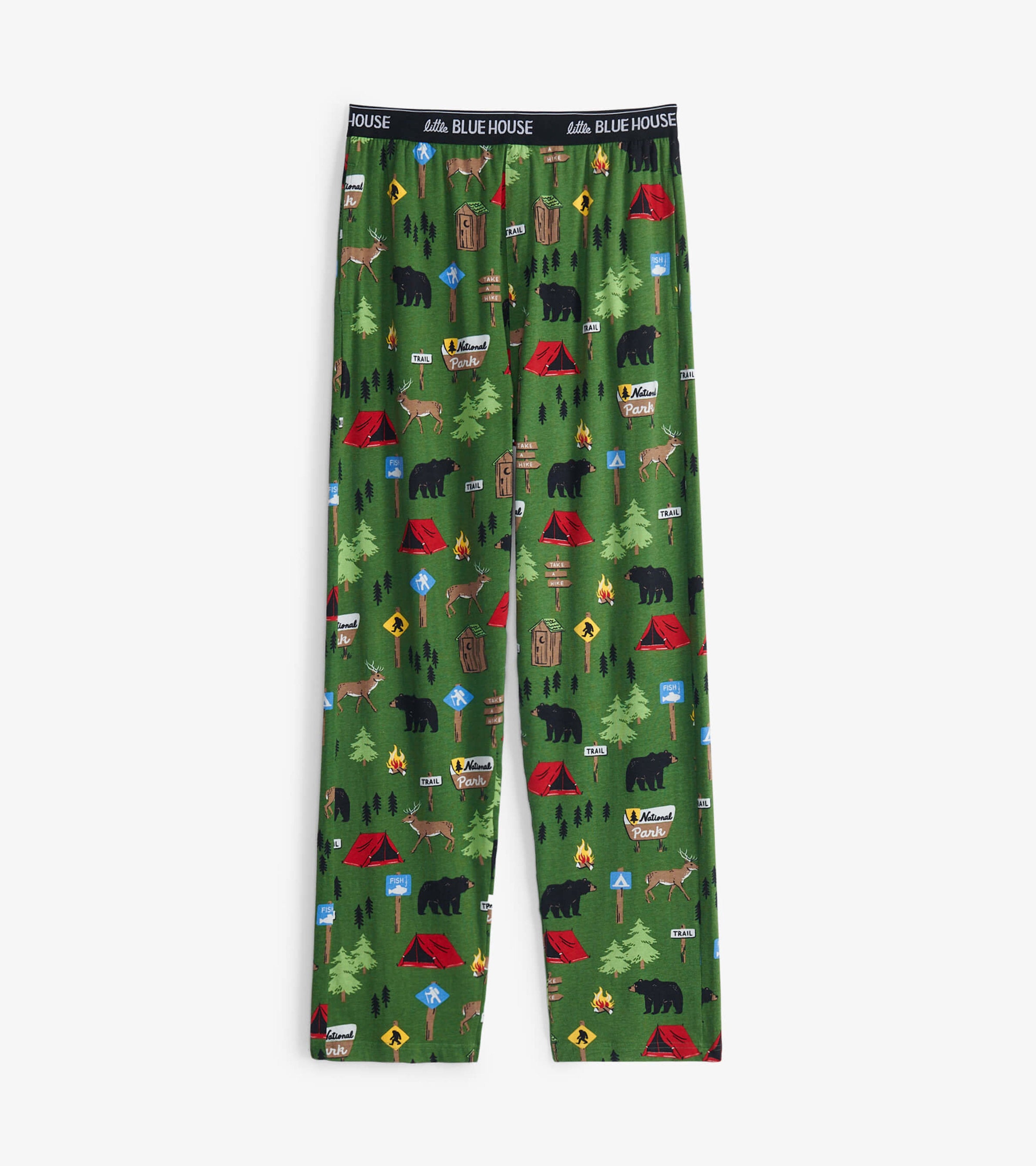 Hiking Trail Men's Jersey Pajama Pants