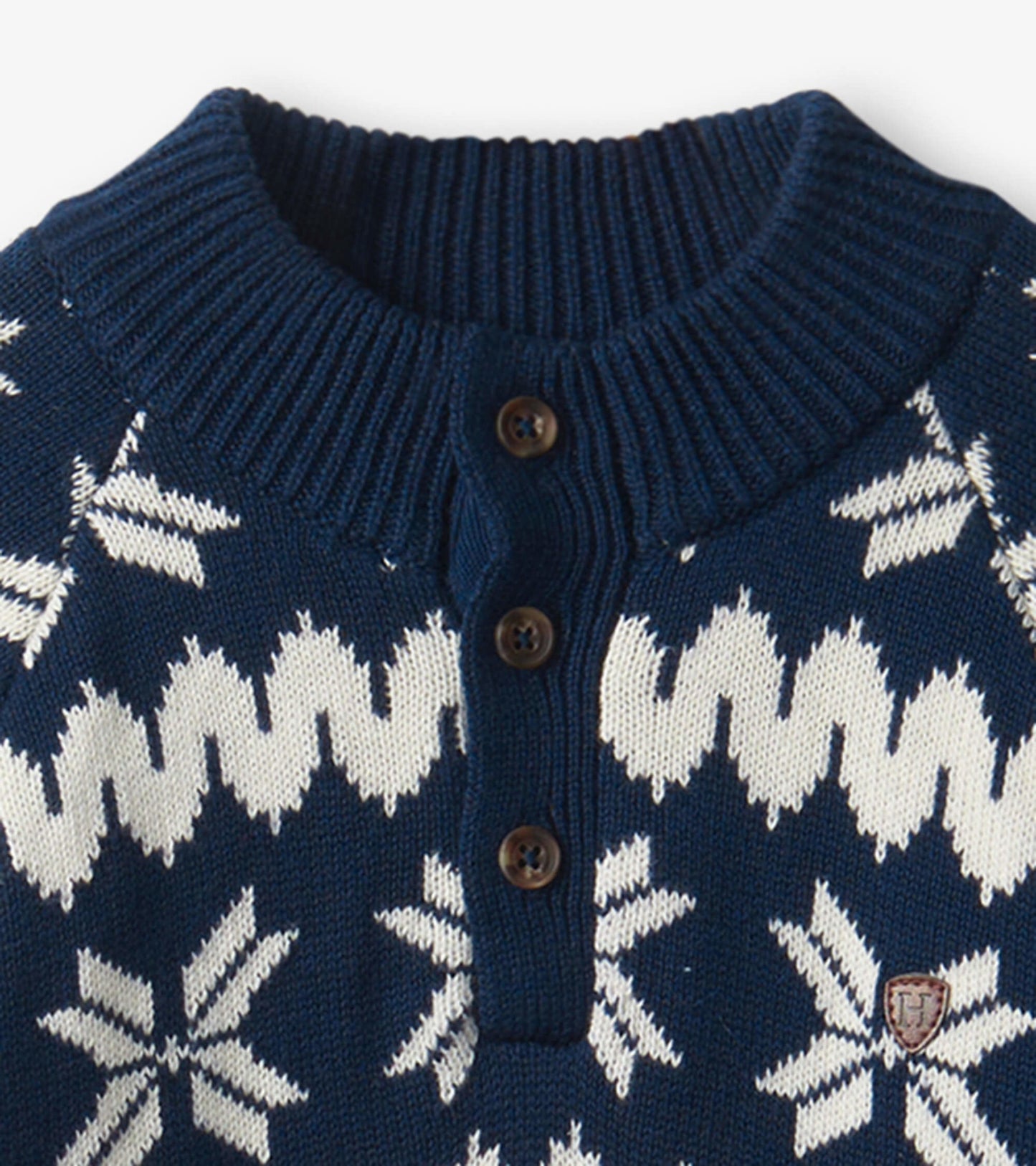 Boys Winter Knit Mock Neck Sweater