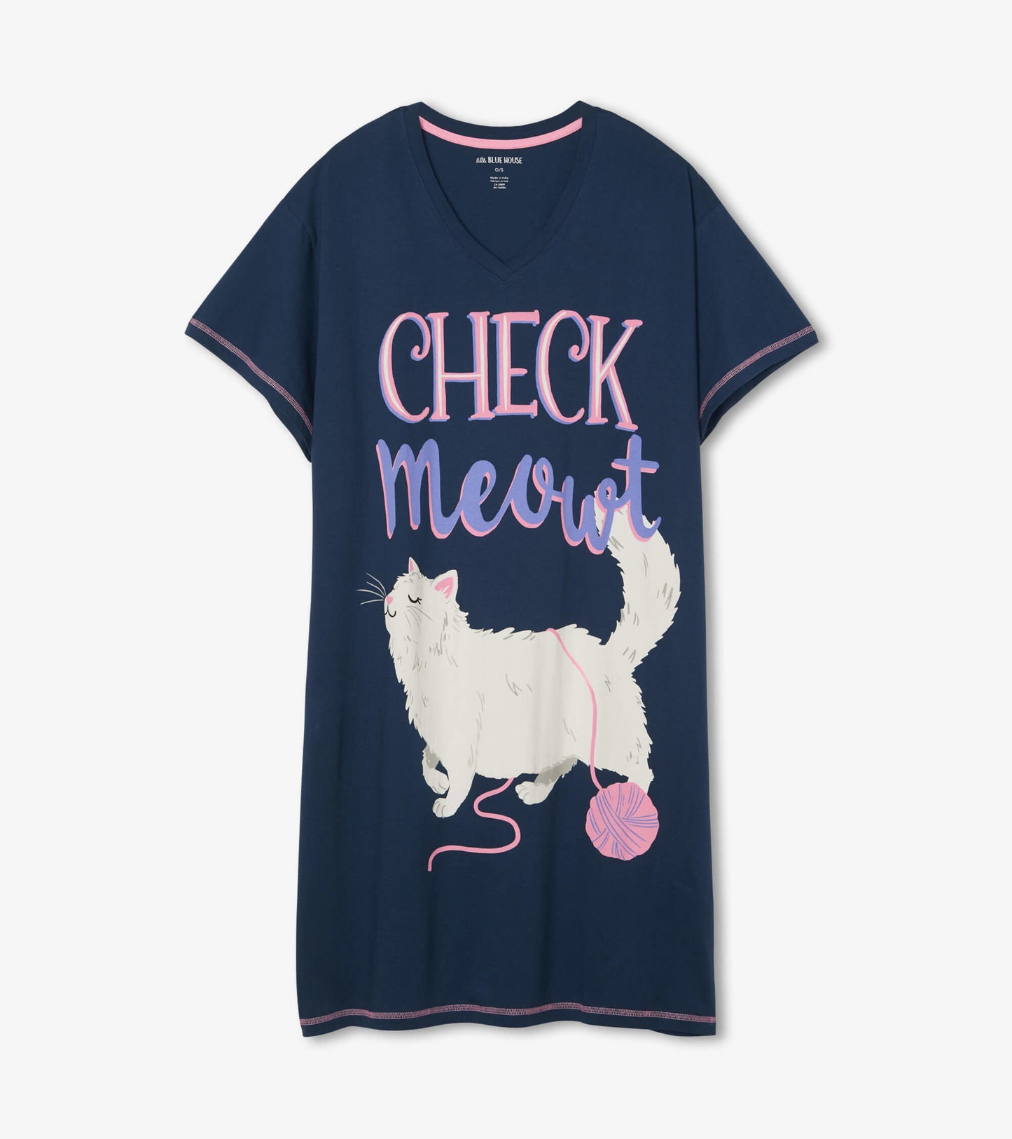 Check Meowt Women's Sleepshirt