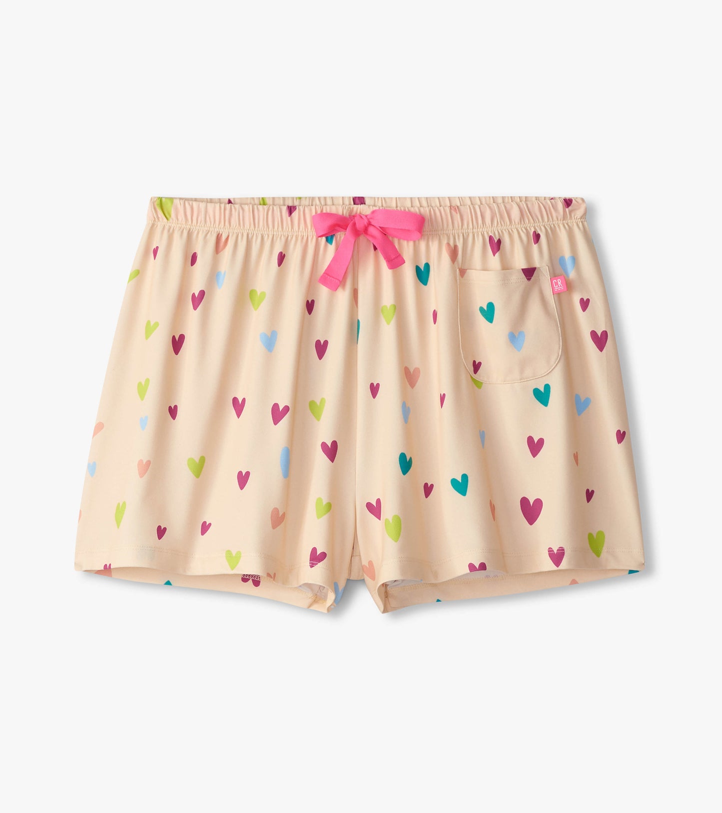 Capelton Road Women's Jelly Bean Hearts Pajama Shorts