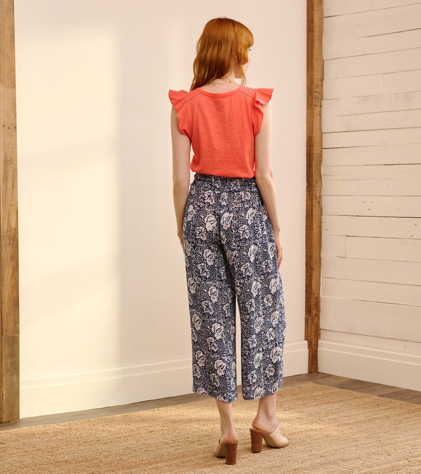 Cassie Pants - Floral Shibori