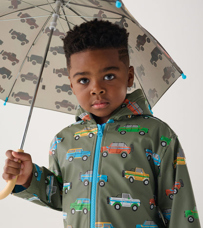 Boys Off-Roading Zip-Up Rain Jacket