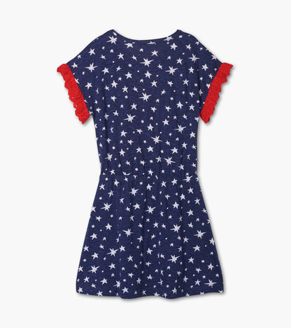 Twinkle Stars Cinched Waist Dress