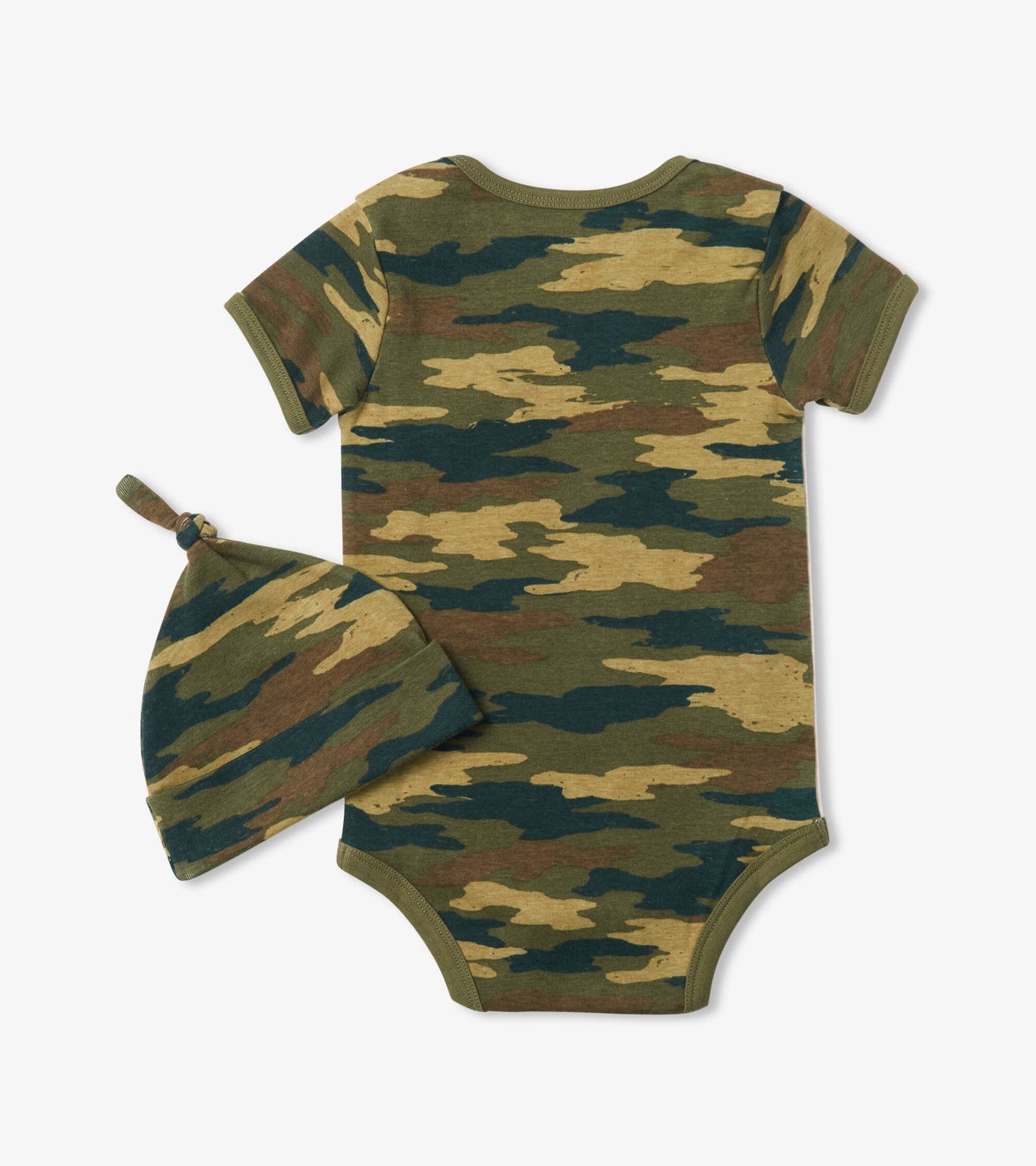 Camooseflage Baby Bodysuit With Hat