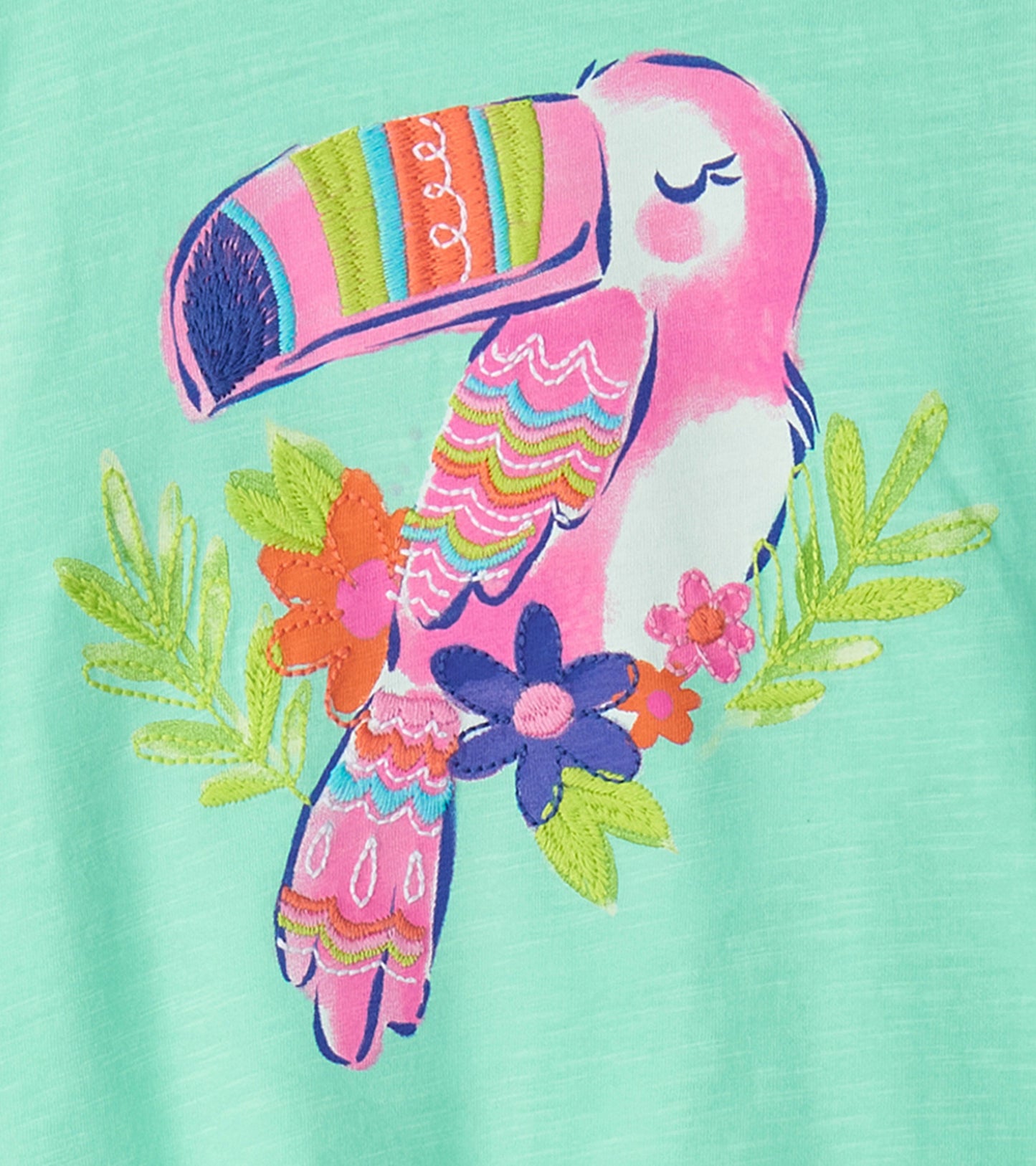 Baby & Toddler Girls Garden Tucan Graphic Tee