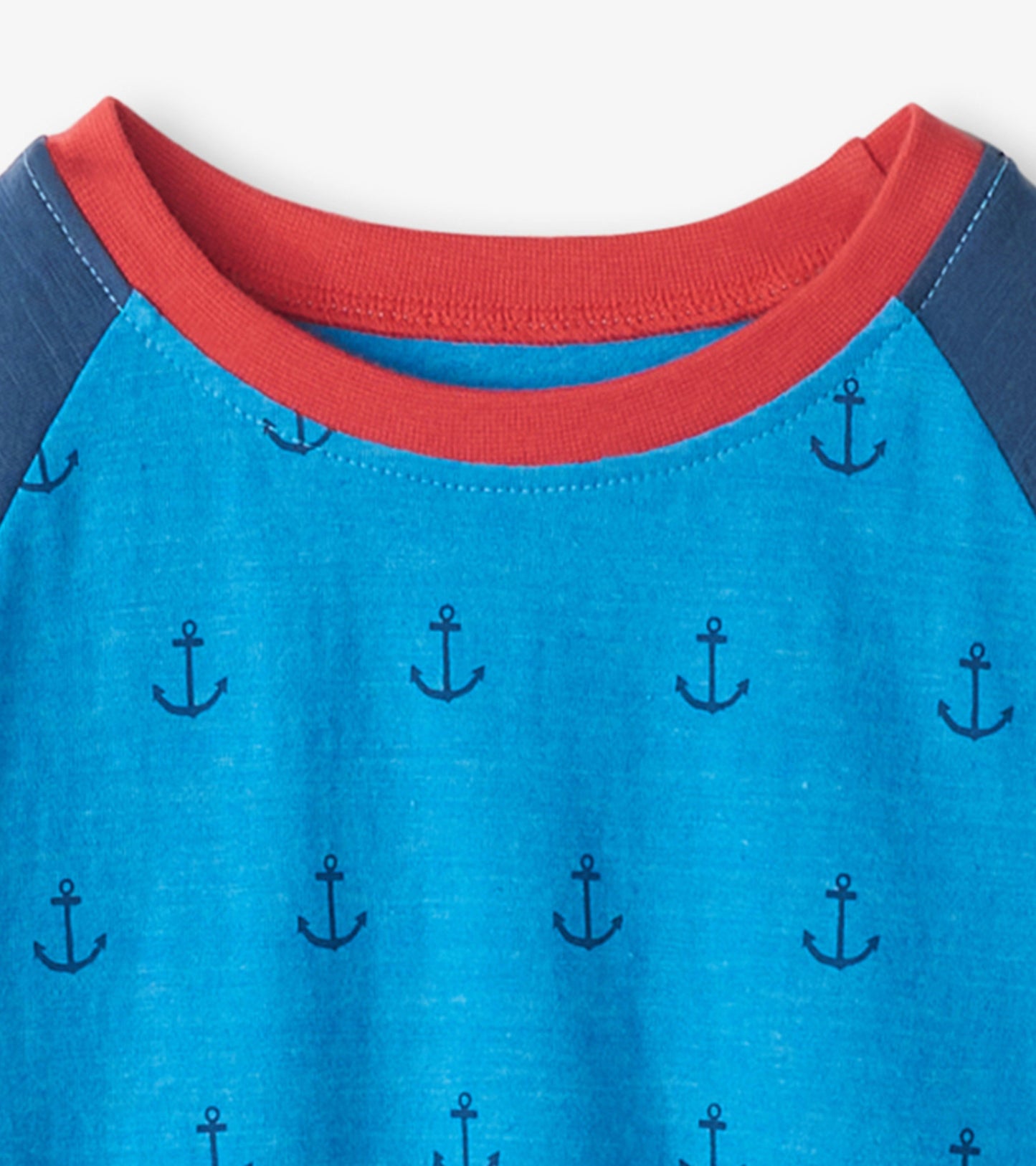 Boys Mini Anchors Raglan T-Shirt