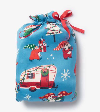 Gnome for The Holidays Reusable Gift Bag Set