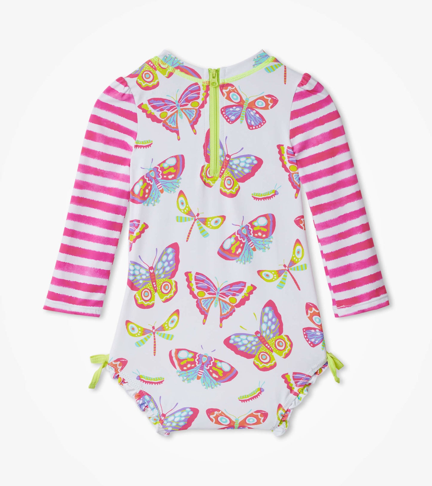 Botanical Butterflies Baby Rashguard Swimsuit