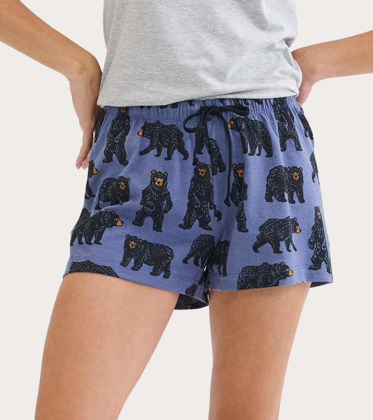 Wild Bears Women's Sleep Shorts