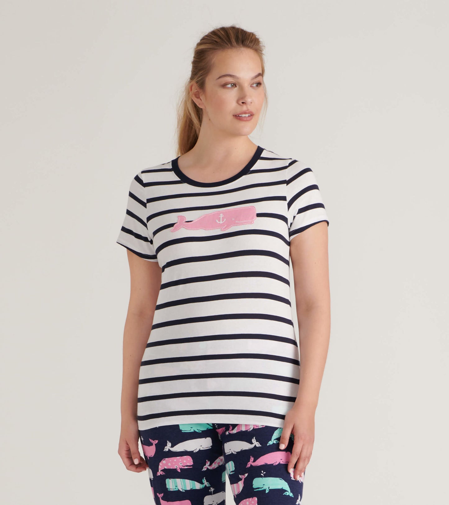 Whales Women's Pajama Tee