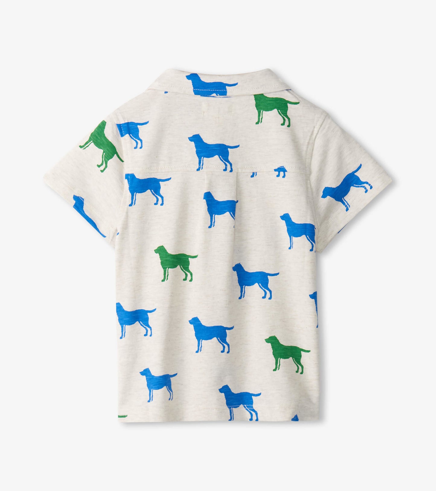 Baby & Toddler Boys Dog Silhouette Jersey Button Down