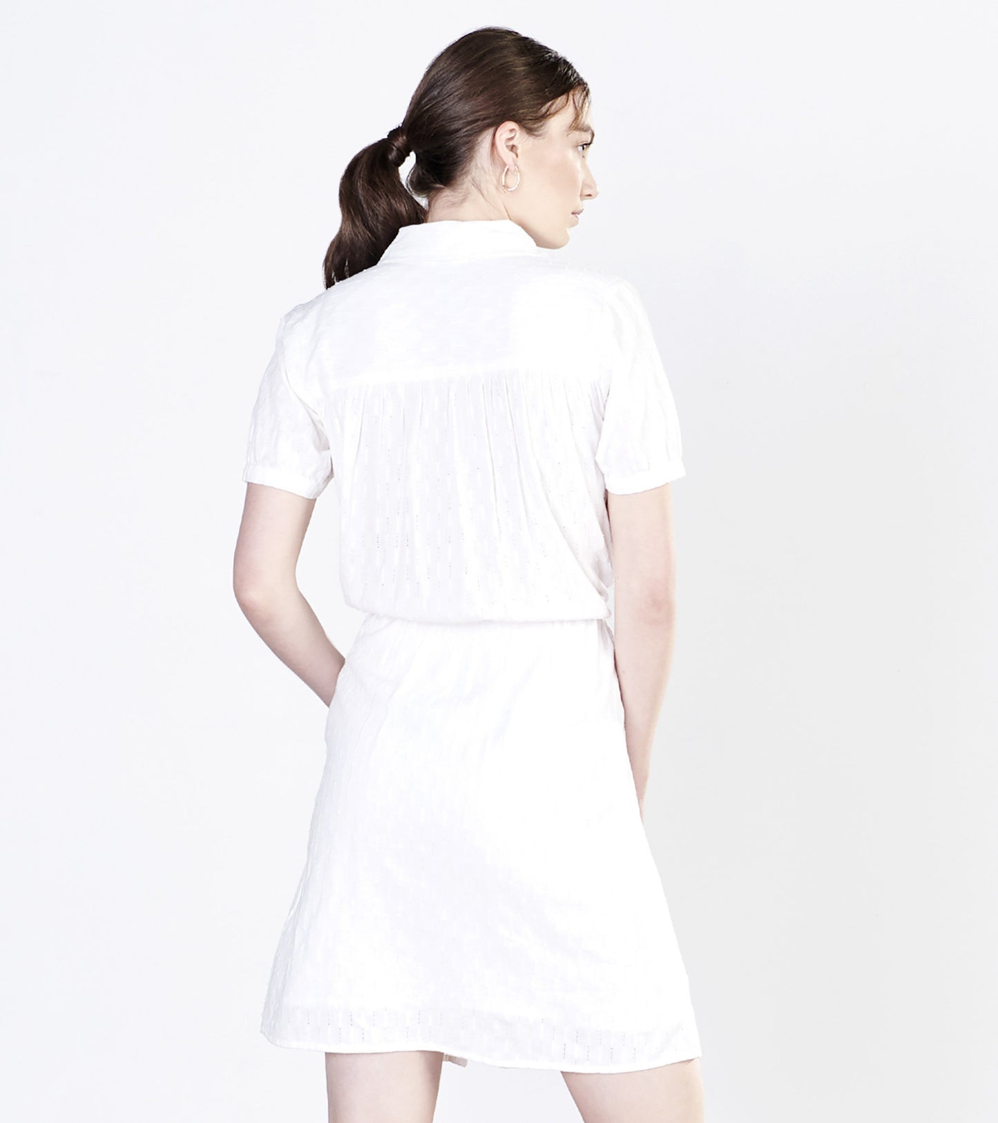 Margot Dress - Micro Eyelet