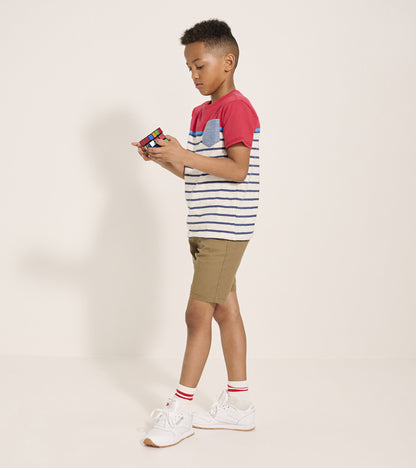 Boys Nautical Sea Side Pocket T-Shirt