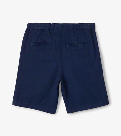 Boys Navy Twill Twill Shorts