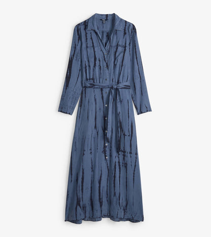 Maxi Shirt Dress - Into the Deep