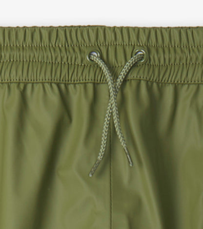 Forest Green Kids Rain Pants